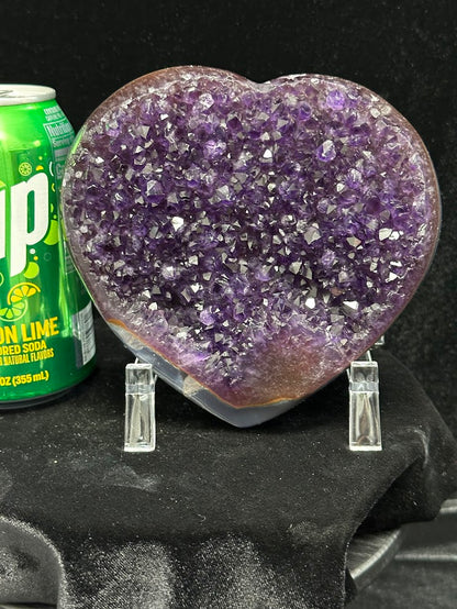 G-Uruguay Amethyst Large Hearts