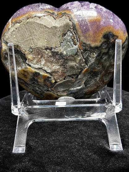 H-Uruguay Amethyst Large Hearts