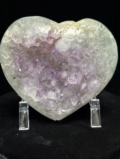 I-Uruguay Amethyst Large Hearts