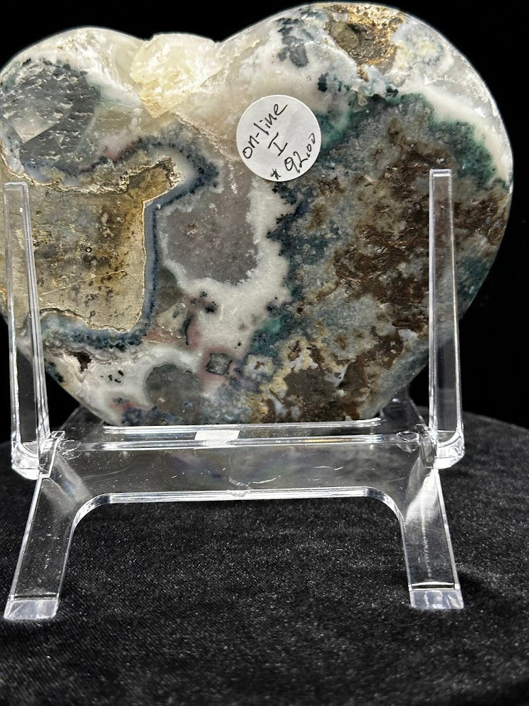 I-Uruguay Amethyst Large Hearts