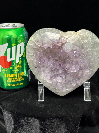 I-Uruguay Amethyst Large Hearts
