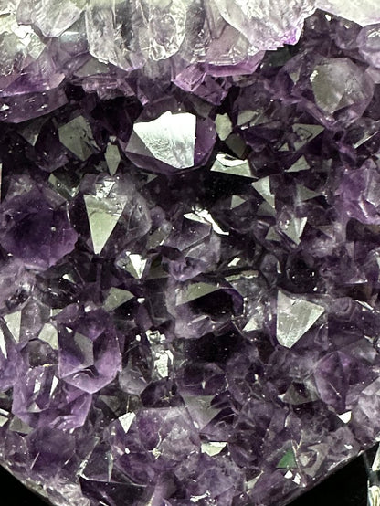 J-Uruguay Amethyst Large Hearts