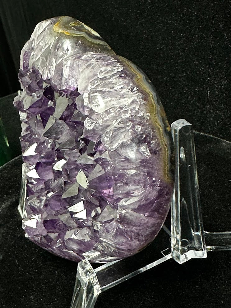 J-Uruguay Amethyst Large Hearts