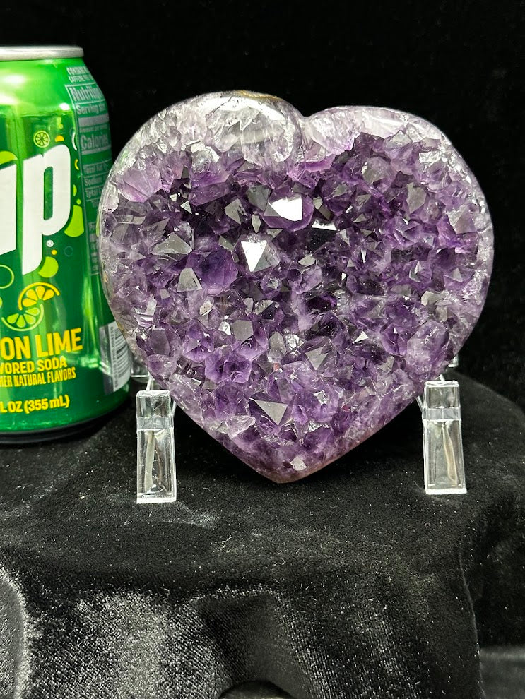 J-Uruguay Amethyst Large Hearts