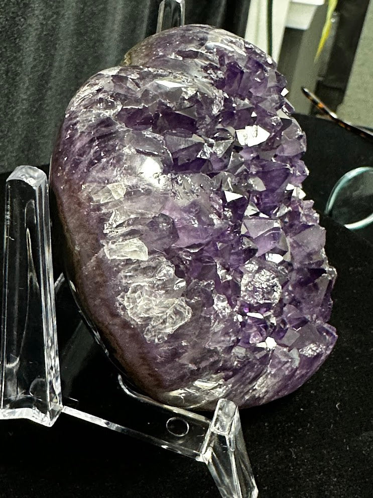 K-Uruguay Amethyst Large Hearts