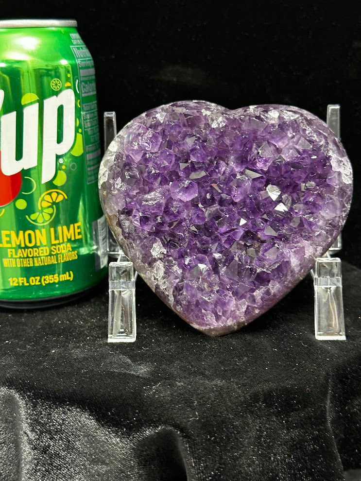 K-Uruguay Amethyst Large Hearts