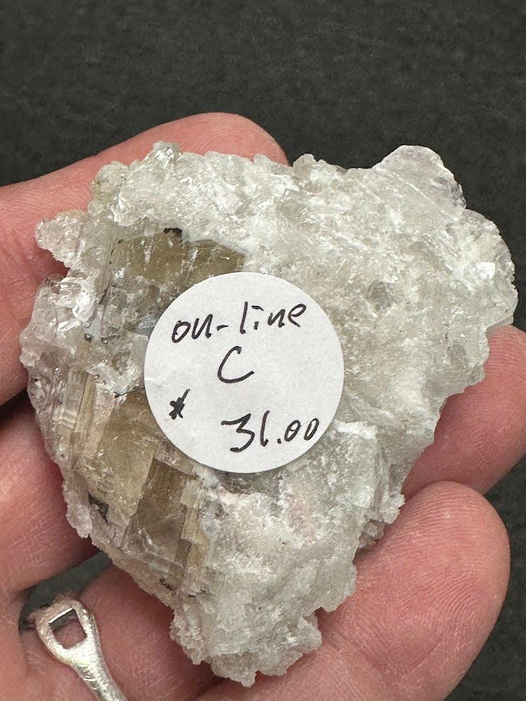 C-Prehnite with Apophyllite