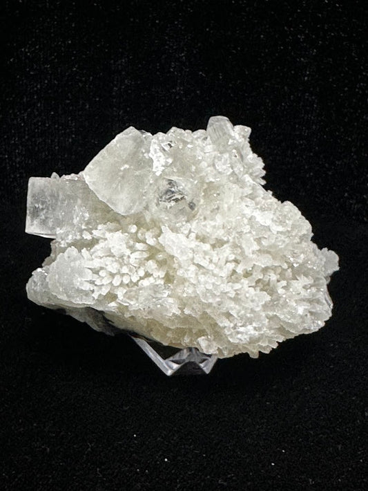 E-Prehnite with Apophyllite