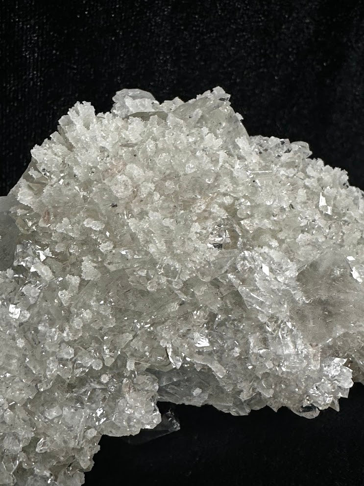 F-Prehnite with Apophyllite