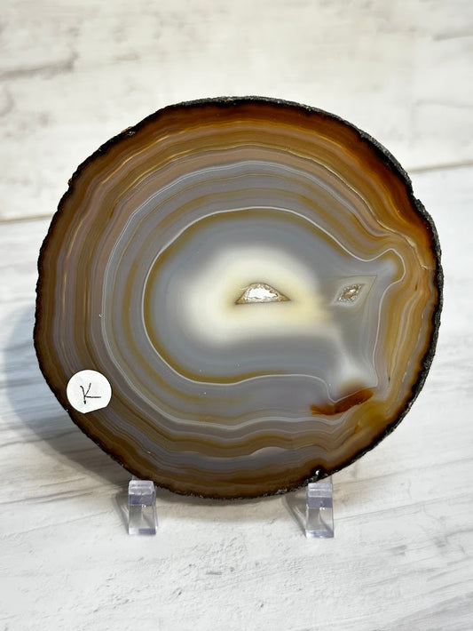 Sliced Agate from Brazil -K