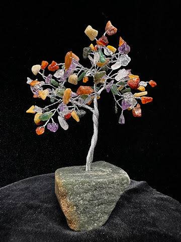 6 Inch Mixed Color Gem Tree #10