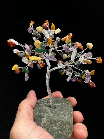 6 Inch Mixed Color Gem Tree #10