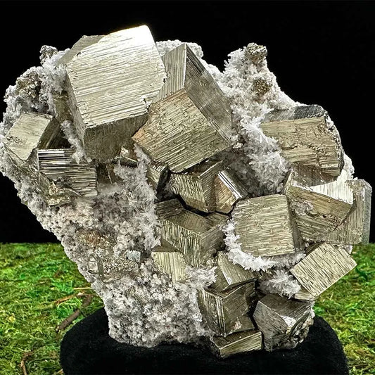 3.5" Large Pyrite Cubes A