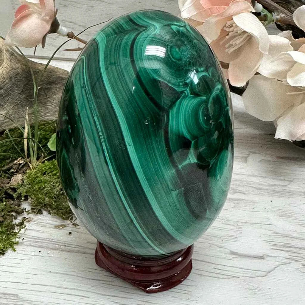 2.6" Malachite Egg A