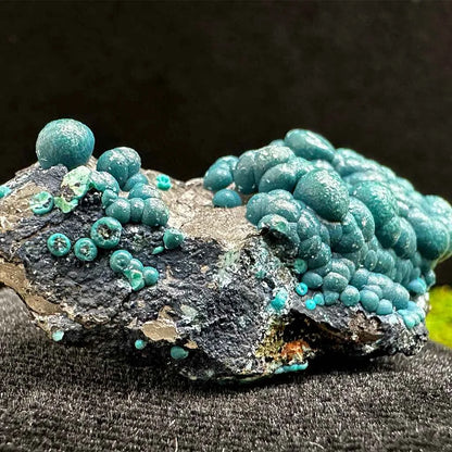 1.75" Botryoidal Chrysocolla on Quartz B