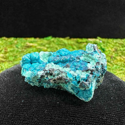 1.75" Botryoidal Chrysocolla on Quartz E