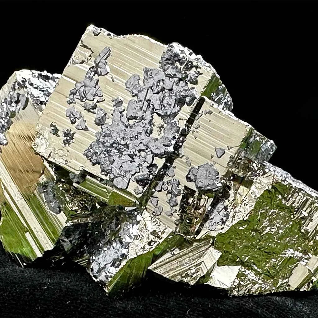 3" Small Pyrite Cubes A