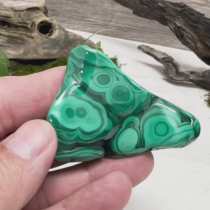 3" Malachite Polished D