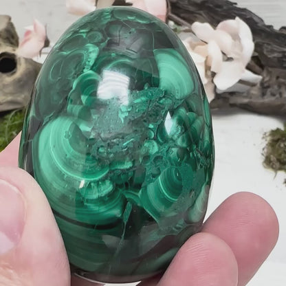 2.6" Malachite Egg A