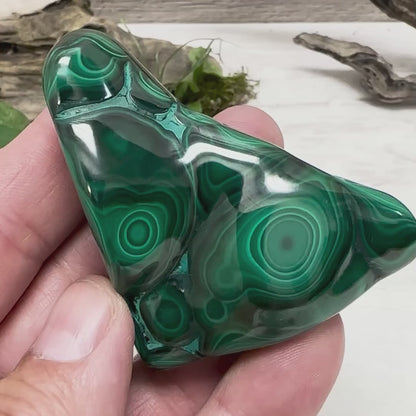 2.5" Malachite Polished L