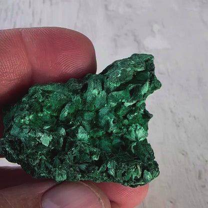 2" Fibrous Malachite C