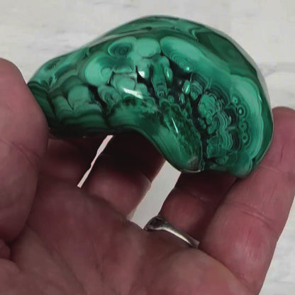 3.5" Malachite Polished B